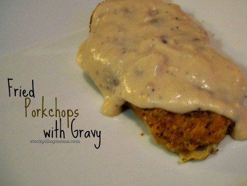 Fried Porkchops with Gravy