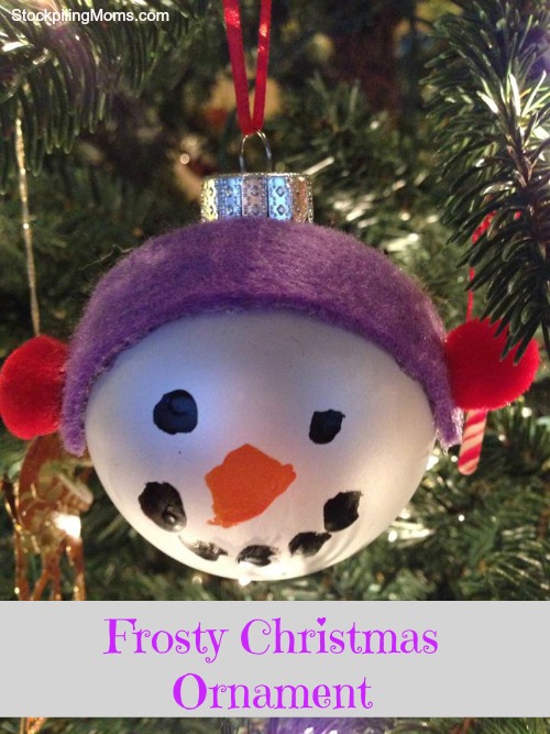 Frosty Christmas Ornament