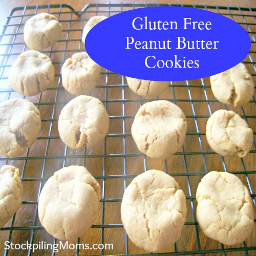 Gluten Free Peanut Butter Cookies