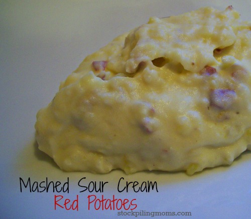 Mashed Sour Cream Red Potatoes