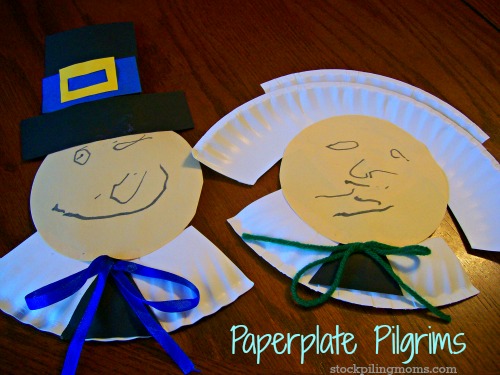 Paper Plate Pilgrims - STOCKPILING MOMS™