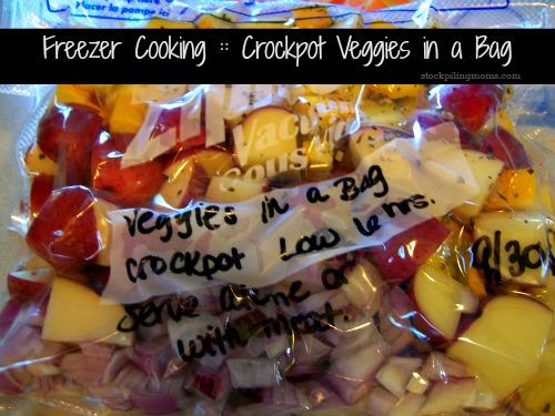 Crockpot Veggies in a Bag
