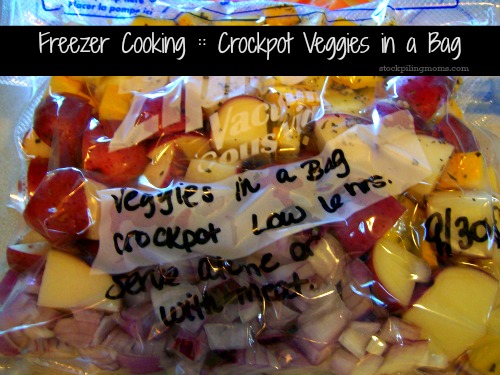 Crockpot Veggies in a Bag - STOCKPILING MOMS™