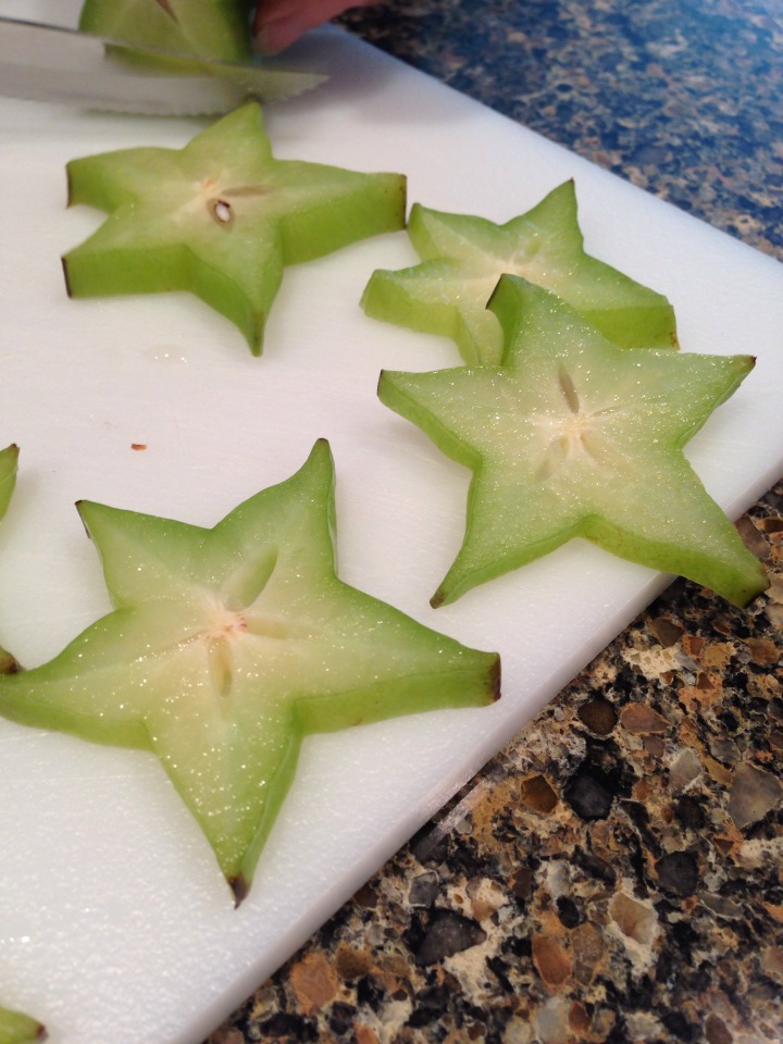 cut star fruit