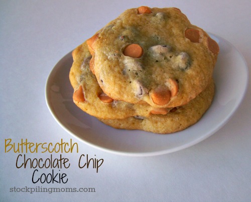 Butterscotch Chocolate Chip Cookie