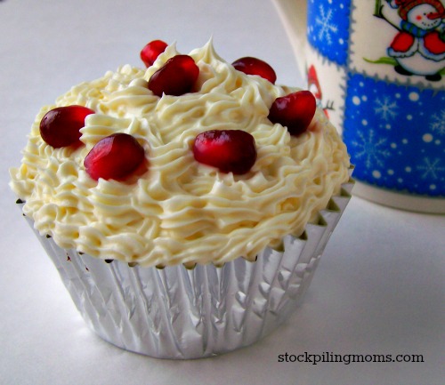 Pomegranate Cupcakes