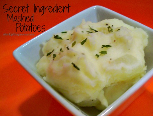 Secret Ingredient Mashed Potatoes