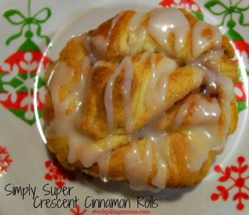 Simply Super Crescent Cinnamon Rolls