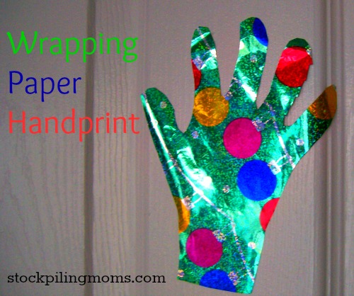 Wrapping Paper Handprint