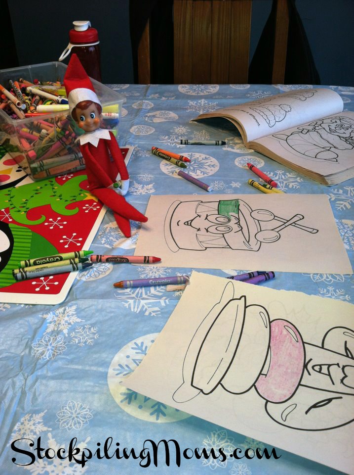 The Elf on the Shelf Coloring Fun