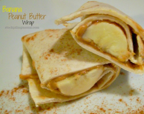 Banana Peanut Butter Wrap