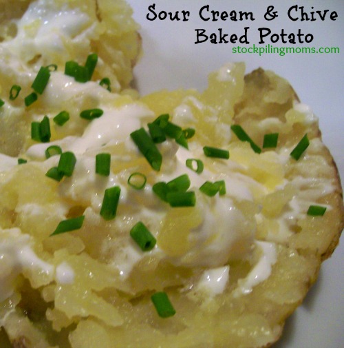 Sour Cream & Chive Baked Potato