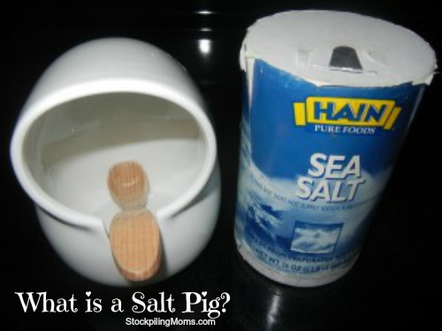 What is a salt pig?