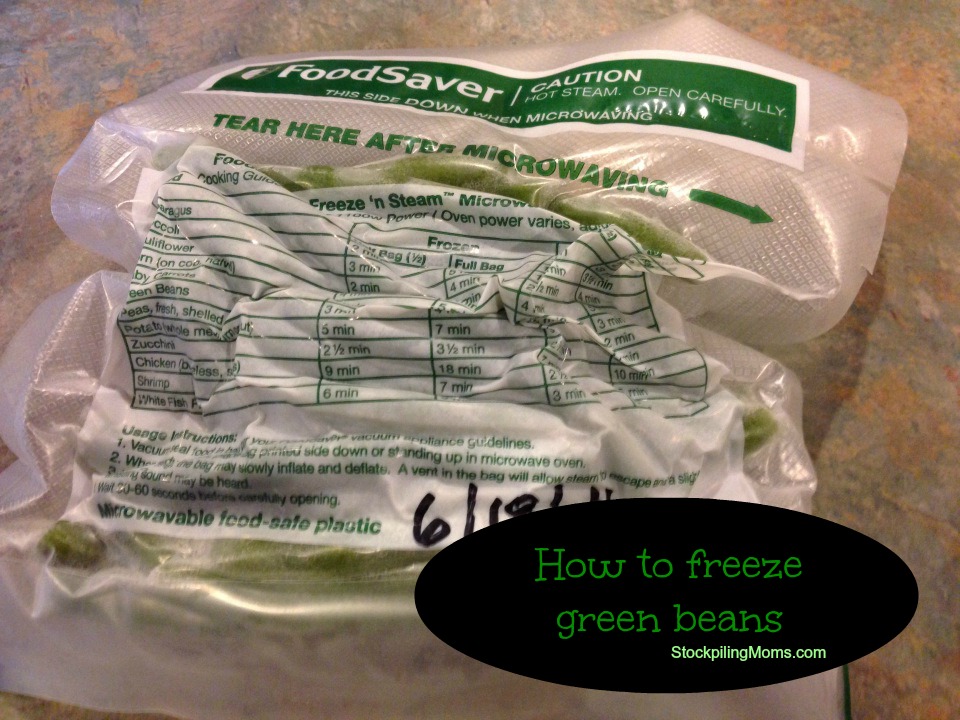 Can you freeze green beans?