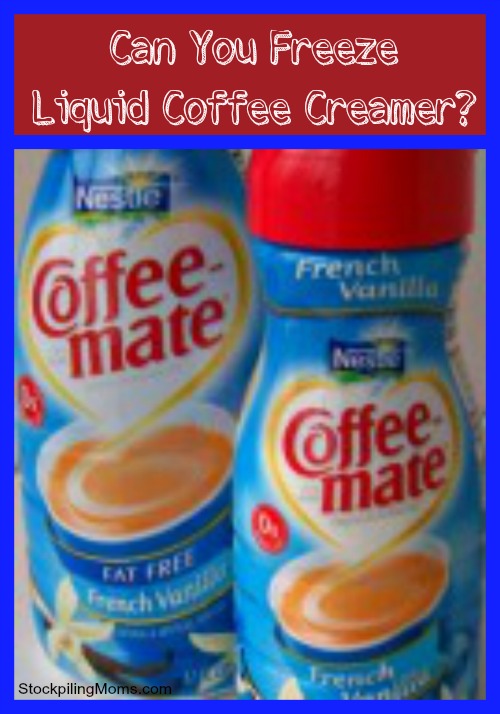 Can You Freeze Liquid Coffee Creamer