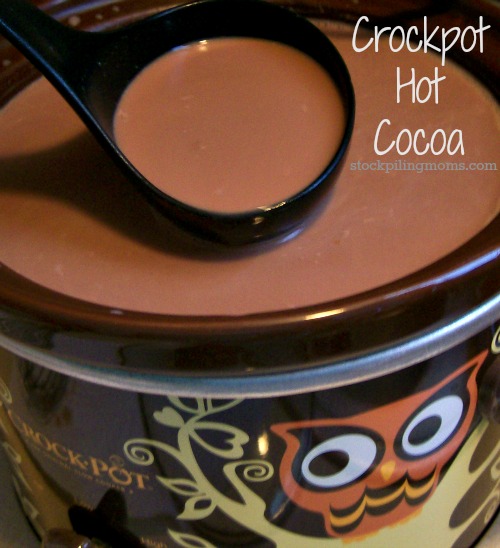 Crock Pot Hot Chocolate - JoyFoodSunshine