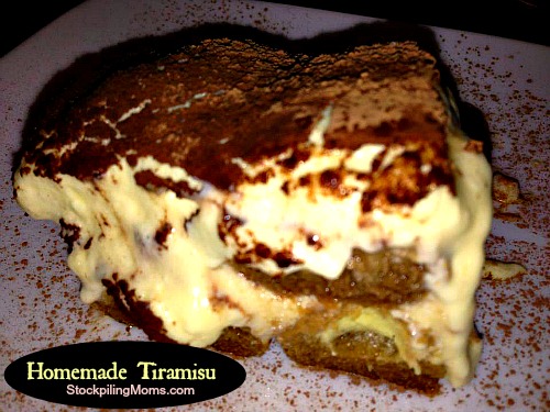 Homemade Tiramisu