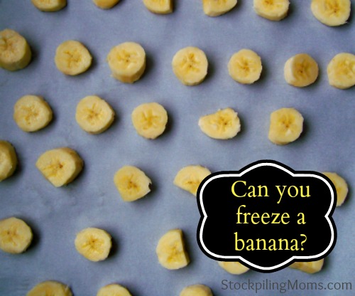 Can You Freeze a Banana?