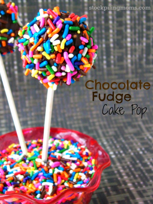 Chocolate Fudge Cake Pop