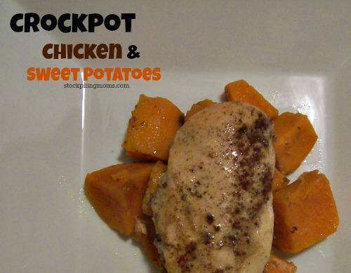 Crockpot Chicken & Sweet Potatoes