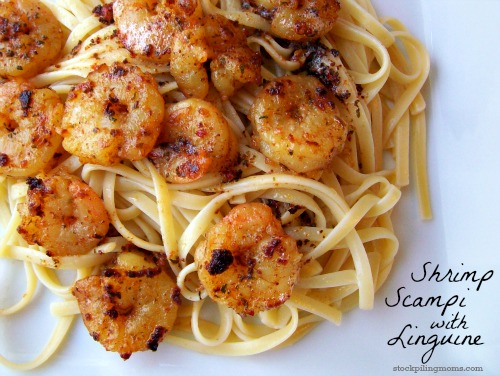 Shrimp Scampi with Linguine