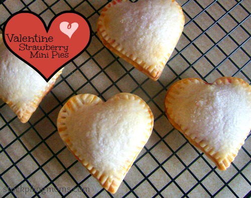 Valentine Strawberry Mini Pies