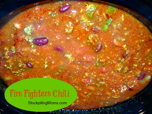 Fire Fighters Chili Recipe