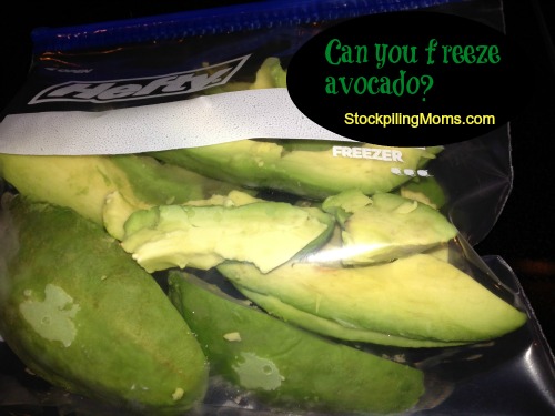 Can you freeze avocado?