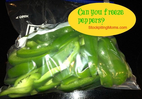 Freezing Peppers