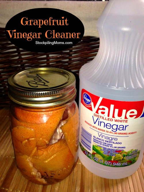 Grapefruit Vinegar Cleaner