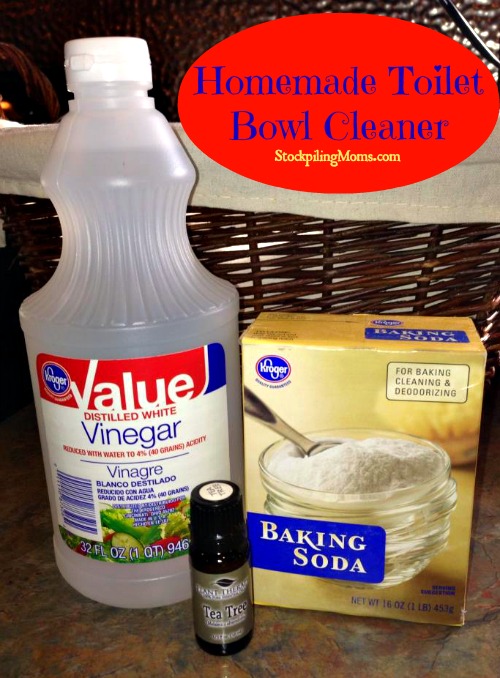 Vinegar and baking soda store toilet cleaner