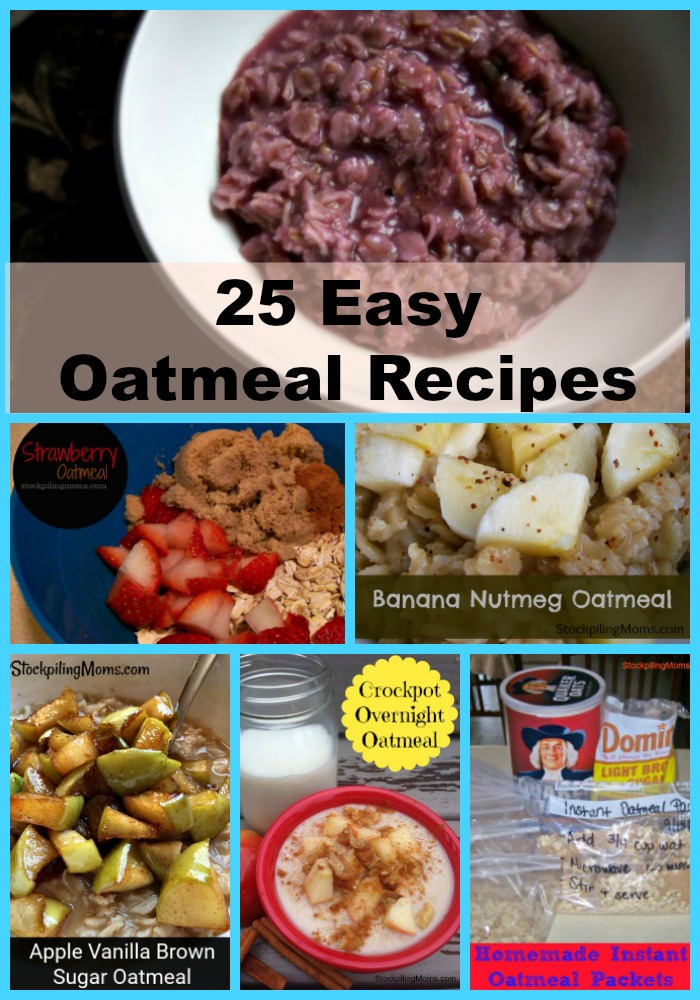 25 Easy Oatmeal Recipes