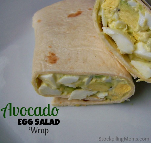 Avocado Egg Salad Wrap