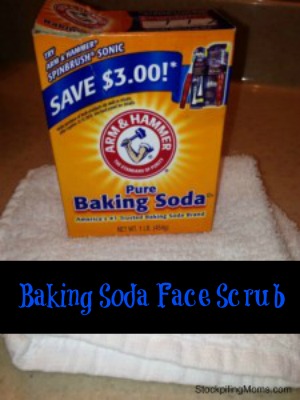 Baking Soda Face Scrub