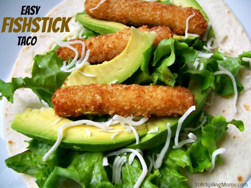 Easy Fishstick Taco