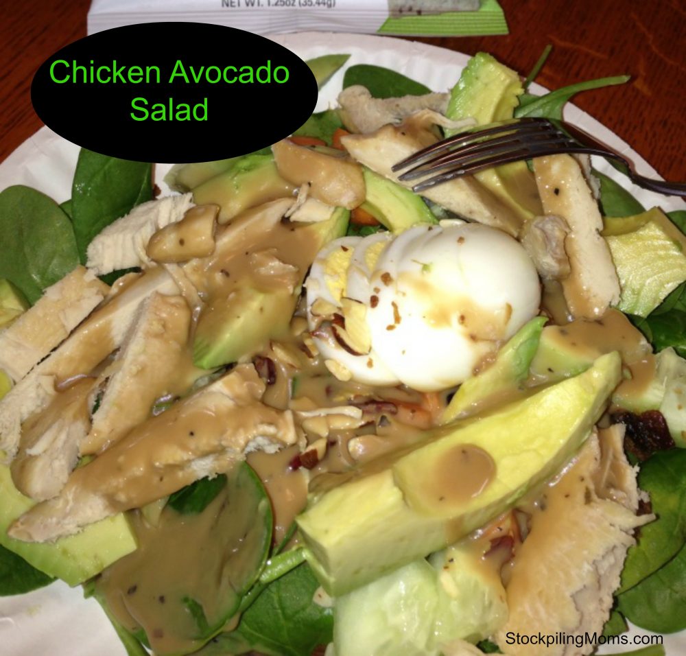 Chicken Avocado Spinach Salad