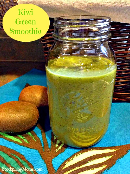 Kiwi Banana Green Smoothie