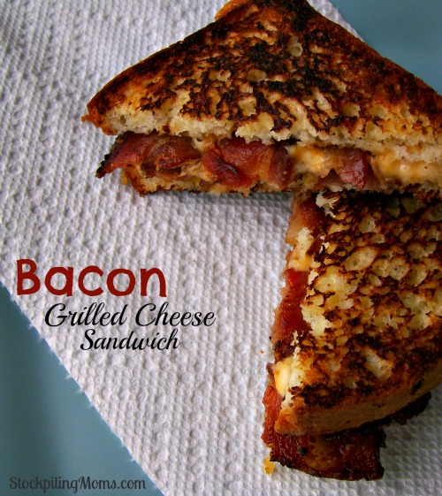 Bacon Grilled Cheese Sandwich