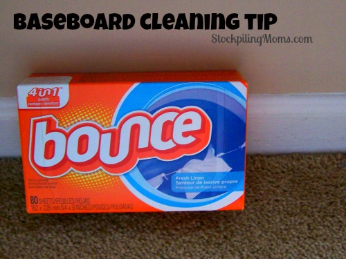Baseboard Cleaning Tip