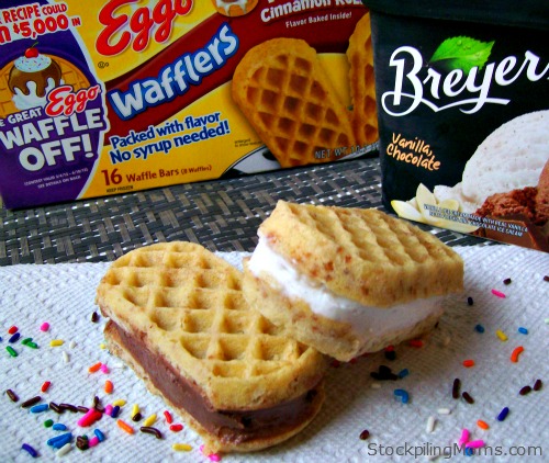 Eggo Wafflers Ice Cream Sandwiches