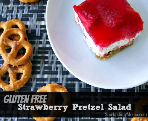 Gluten Free Strawberry Pretzel Salad