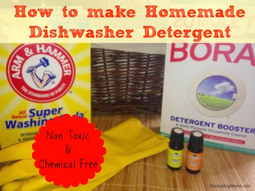 Homemade Dishwasher Detergent