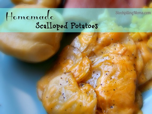 Amazing Homemade Scalloped Potatoes