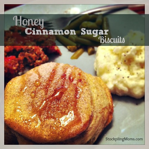 Honey Cinnamon Sugar Biscuits