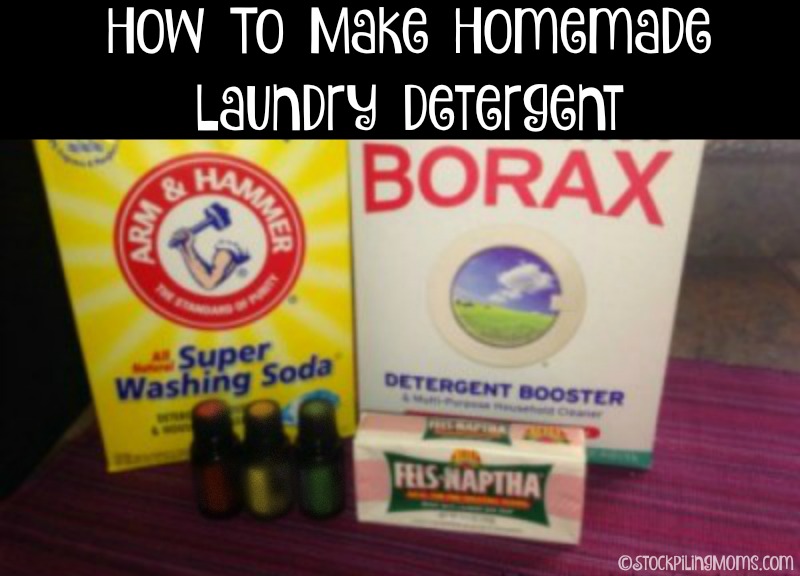 how to make detergent