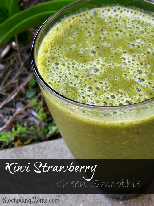 Kiwi Strawberry Green Smoothie