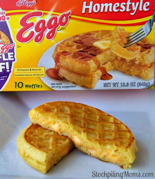 Sausage, Egg, and Cheese Sandwich Recipe - L'Eggo With Eggo®