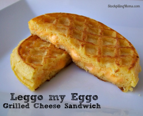 Leggo my Eggo Grilled Cheese Sandwich