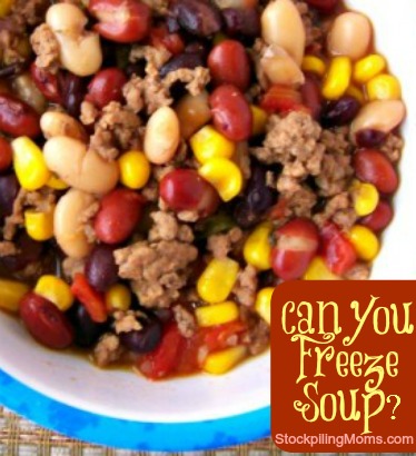 Can you freeze soup?