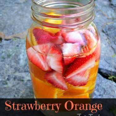 Strawberry Citrus Infused Water - Nourished Simply